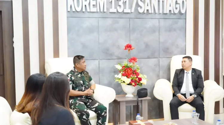 Kolaborasi Kepariwisataan, Danrem Terima Audiensi  Manajemen Hotel di Manado