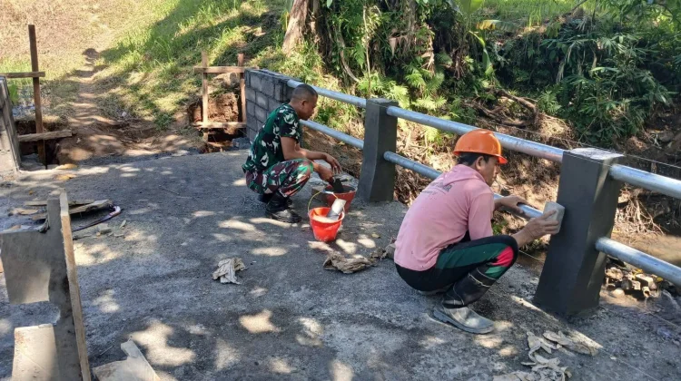 Pembangunan Jembatan Armco di Ratahan Capai 79,90 Persen