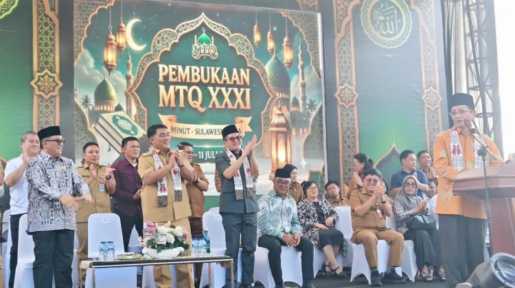 Menag RI Buka MTQ XXXI Sulut, Semangat Kerukunan Menggema di Bumi Nyiur Melambai