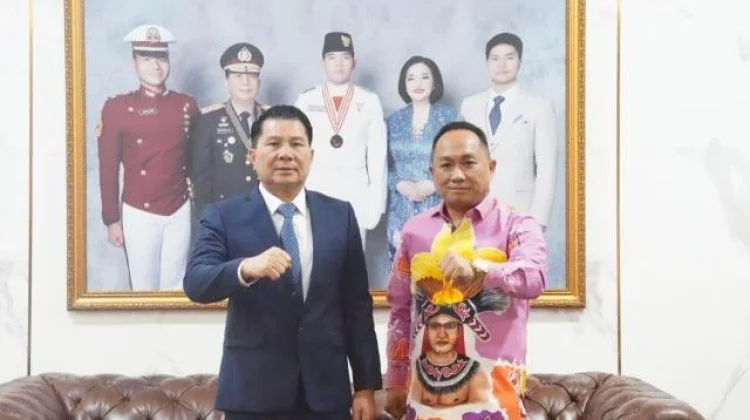 Bertemu Kapolda Sulut, Kakanwil Kemenkum Sulut Bahas Sejumlah Isu Strategis