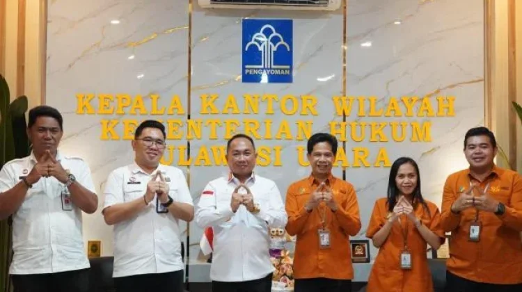 Kakanwil Kemenkum Sulut Terima Kunjungan Kepala BPS Sulut