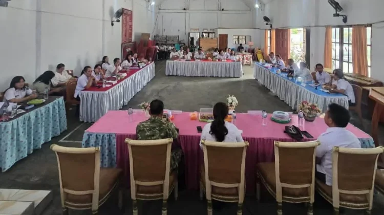 Evaluasi Program, Kecamatan Dimembe Gelar Rakor Bersama Hukum Tua di 11 Desa