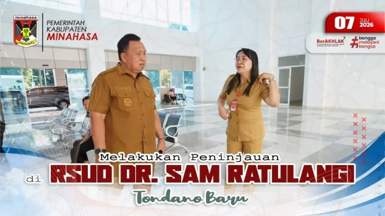 Bupati Minahasa Tinjau RSUD Dr Sam Ratulangi Tondano