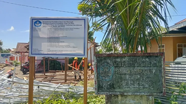 Revitalisasi SD Negeri Ampreng Dimulai