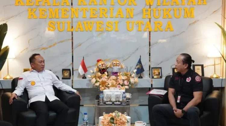 Kakanwil Kemenkum Sulut Terima Audiensi Ketua DPD IKADIN Sulut