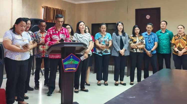 Pelayanan Spiritual, Bappeda Minut Rutin Ibadah Oikumene