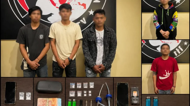 Polres Boltim Ungkap Jaringan Sabu, Lima Terduga Diamankan