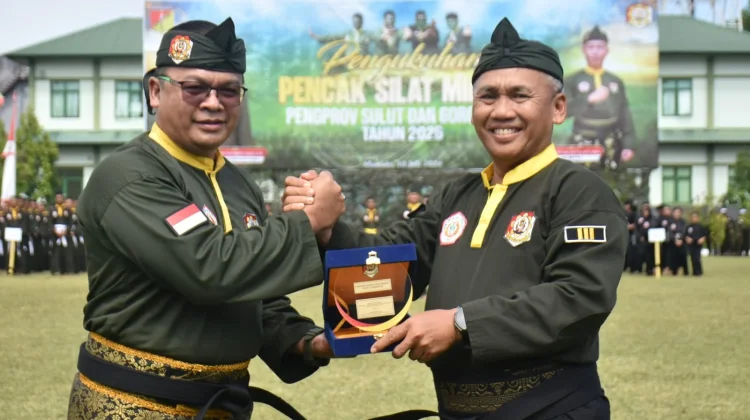 Pengurus PSM Sulut dan Gorontalo Dikukuhkan, Pangdam Merdeka Tekankan Pembinaan