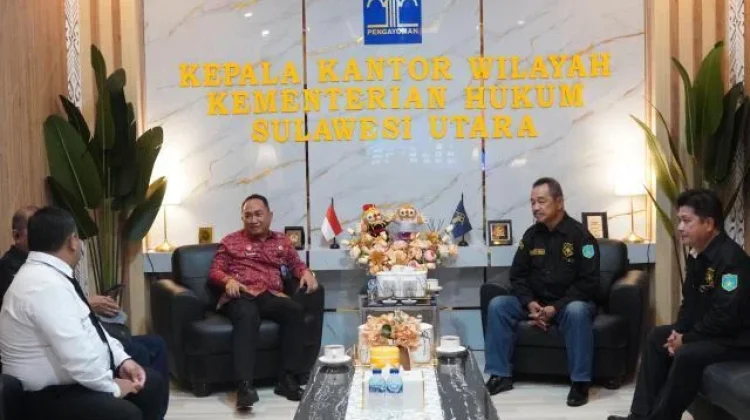 Kemenkum Sulut dan LBH Perisai Bitung Jajaki Pembentukan Posbankum Komunitas