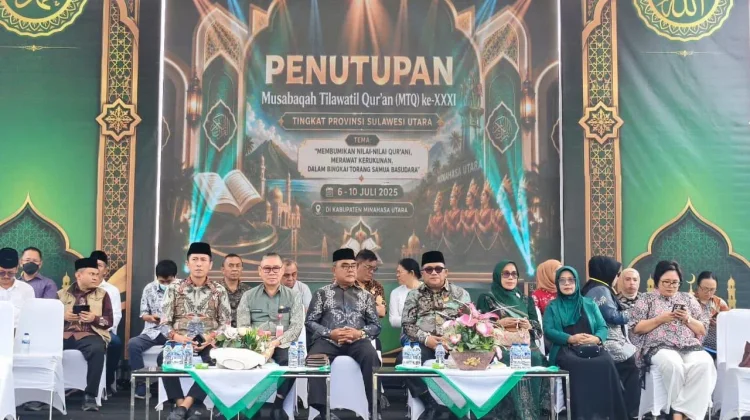 Penutupan MTQ XXXI Sulut, Kakanwil Kemenag Tegaskan Semangat Kerukunan