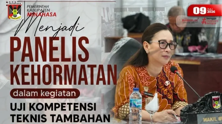 Wabup Vanda Sarundajang Jadi Panelis Kehormatan Uji Kompetensi JPT Pratama