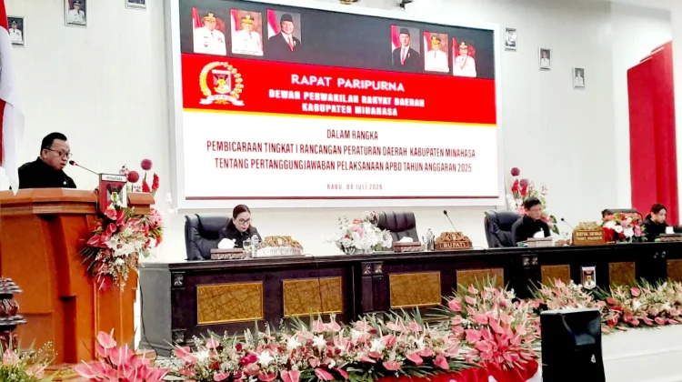 Minahasa Raih WTP ke-12, Bupati Sampaikan APBD 2025