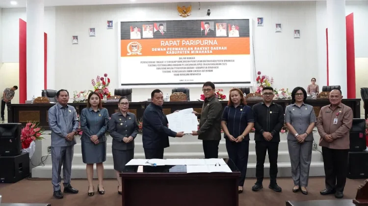 DPRD Minahasa Tetapkan PDAM Jadi Perumda Rano Manguni
