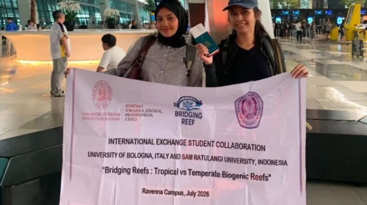 Dua Mahasiswa FPIK Unsrat Ikuti Student Exchange ke Italia