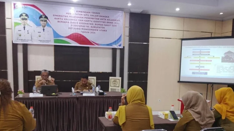 Dukcapil-KB Sulut Bekali Faskes Boltara soal Pencatatan Sipil