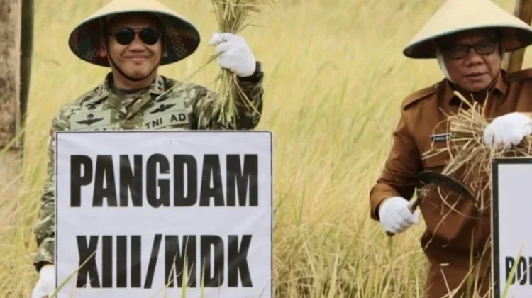 Pangdam XIII/Merdeka Tegaskan Dukungan TNI untuk Ketahanan Pangan Nasional