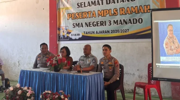 MPLS Ramah 2026 di SMAN 3 Manado,Hadirkan BNN Kota