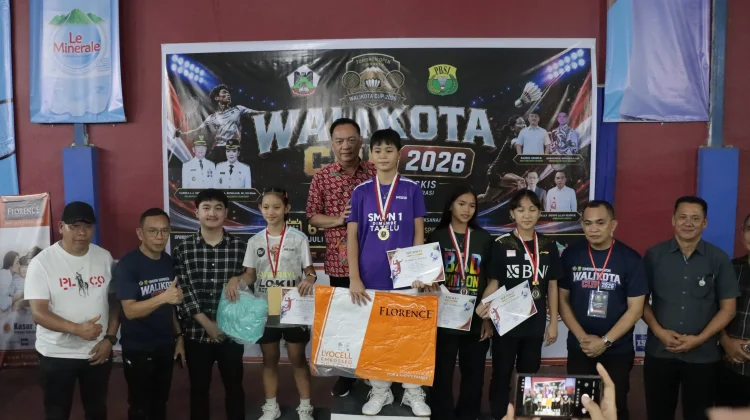 Kejuaraan Bulutangkis Terbuka Wali Kota Cup 2026 Sukses Digelar