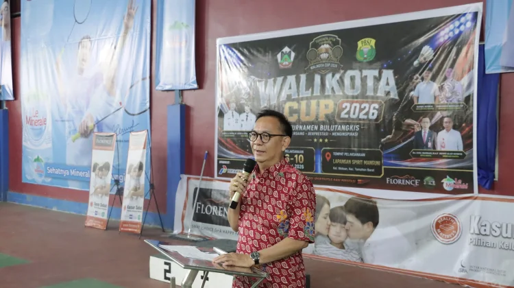Caroll Pastikan Wali Kota Cup Jadi Agenda Tahunan Pembinaan Atlet Bulutangkis