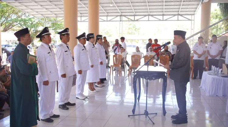 Bupati Bolmong Lantik Lima  Sangadi Antarwaktu