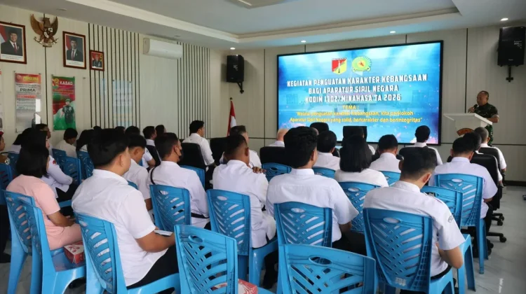 Kodim 1302 Minahasa Perkuat Karakter Kebangsaan ASN