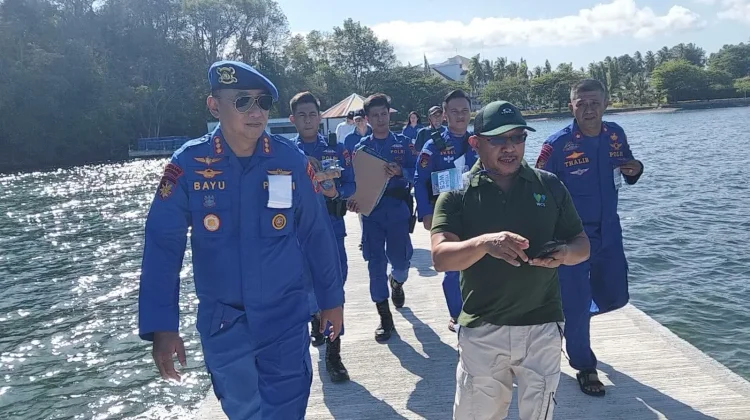 Ditpolairud Polda Sulut Amankan Kunjungan Delegasi Uni Eropa