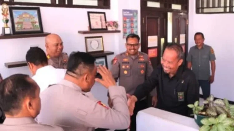 Kapolres Kotamobagu Silaturahmi dengan Ketua PN Kotamobagu