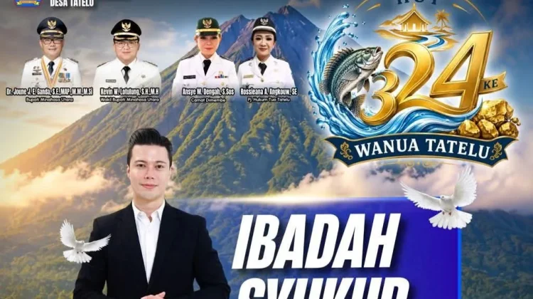 Semarak HUT Wanua Tatelu ke 324, Pemdes Akan Hadirkan Pdt. Marcel Saerang