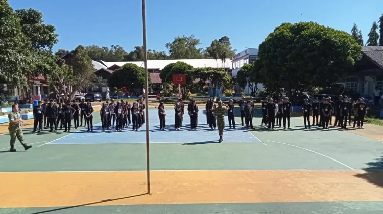MPLS Ramah 2026 SMKS Kristen 1 Tomohon Selesai, 343 Siswa Baru Ikuti Latihan PBB