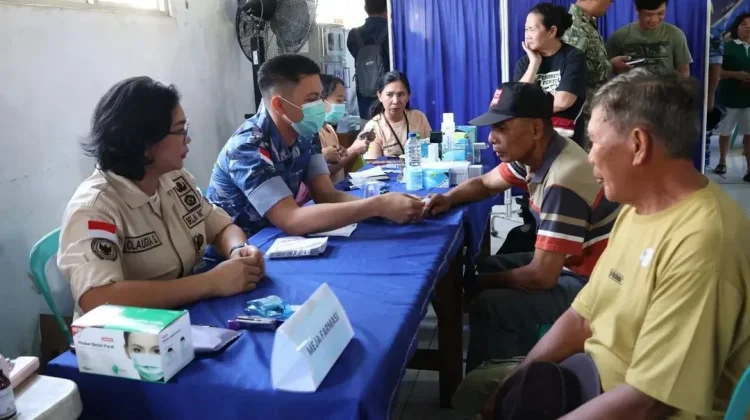Lanud Sam Ratulangi Gelar Baksos Memperingati Habak TNI AU ke-79