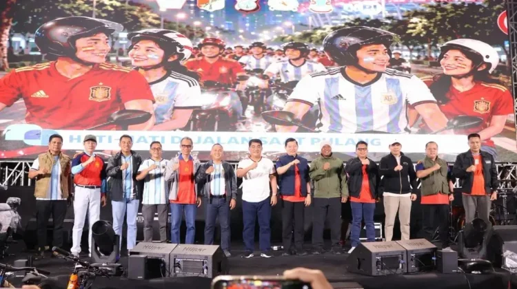 Danlanud Nobar Final Piala Dunia 2026 Bersama Forkopimda dan Masyarakat