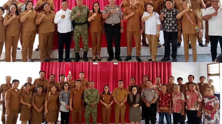 Sertijab Hukum Tua dan Ketua TP PKK Tiga Desa di Tombariri Berlangsung Khidmat