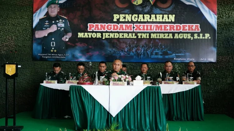 Pangdam  Merdeka Beri Pengarahan kepada Prajurit Kikav 10/MSC