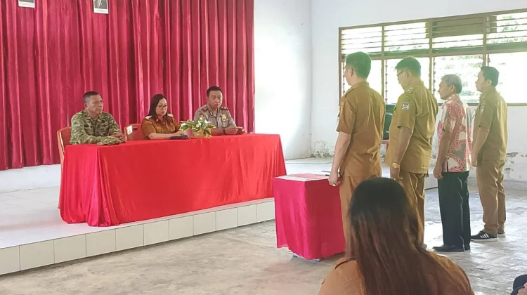 Danramil Tombariri Hadiri Sertijab Hukum Tua, Perkuat Sinergi Desa