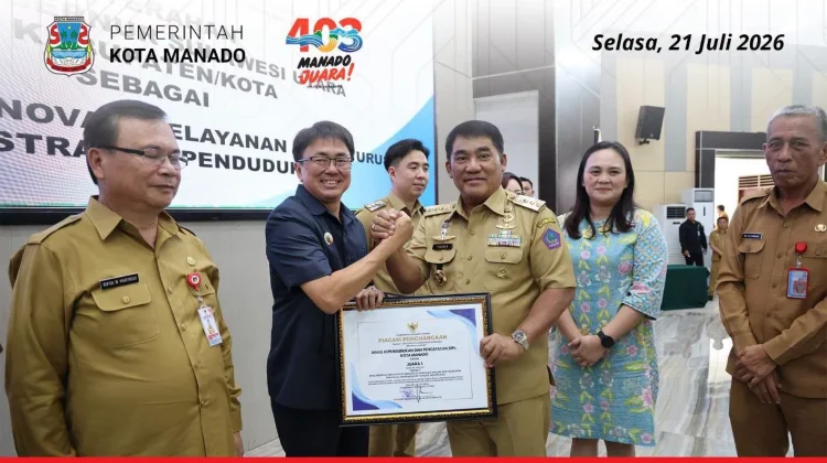 Wali Kota Andrei Hadiri Perkawinan Massal, Manado Raih Juara Inovasi KASIH