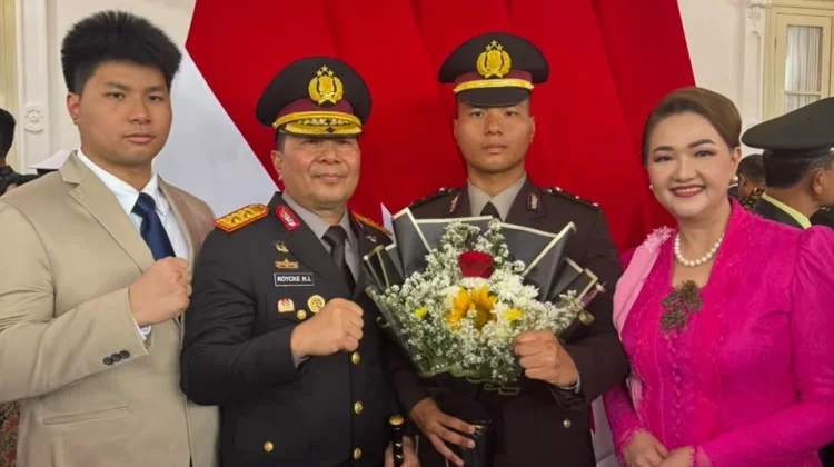 Presiden Prabowo Lantik Brigtar Joshua Langie di Istana Merdeka
