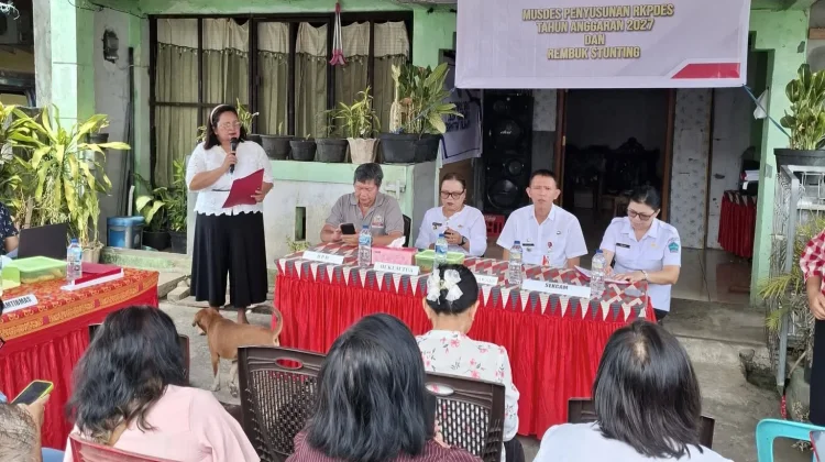 Penyusunan RKPDes 2027 dan Rembuk Stunting, Pemdes Paniki Baru Gelar Musdes