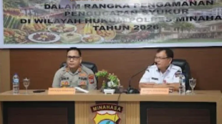 Polres, TNI, dan Pemkab Minahasa Siap Amankan Pengucapan Syukur