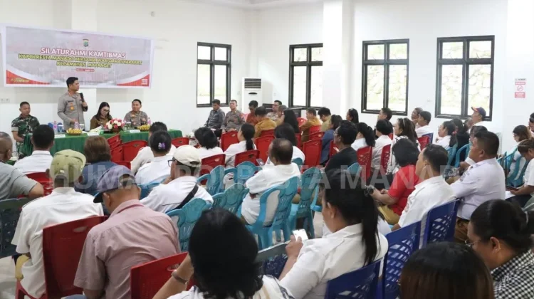 Kapolresta Manado Ajak Warga Mapanget Perkuat Sinergi Jaga Kamtibmas