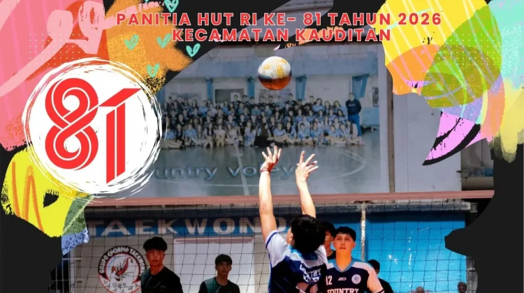 Semarak HUT RI ke 81, Panitia Kecamatan Kauditan Siap Helat Turnamen Volly Ball