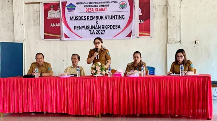 Wanua Klabat Gelar Musdes RKPDes 2027 dan Rembuk Stunting