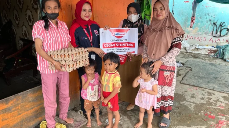 Alfamidi Salurkan 160 Ribu Telur Dukung Pencegahan Stunting Nasional