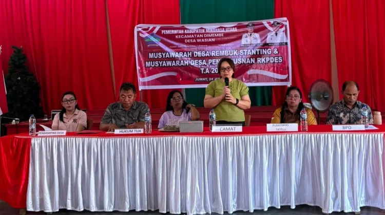 Pemdes Wasian Gelar Musdes RKPDes 2027 dan Rembuk Stunting