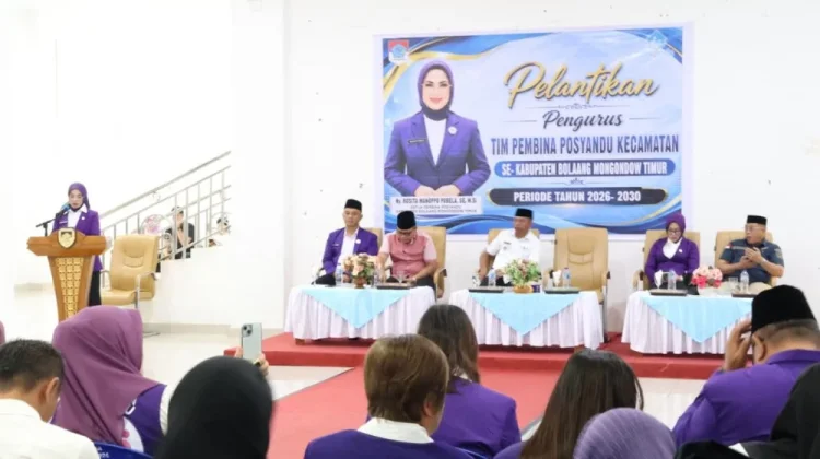 Tim Pembina Posyandu Kecamatan Boltim Resmi Dilantik
