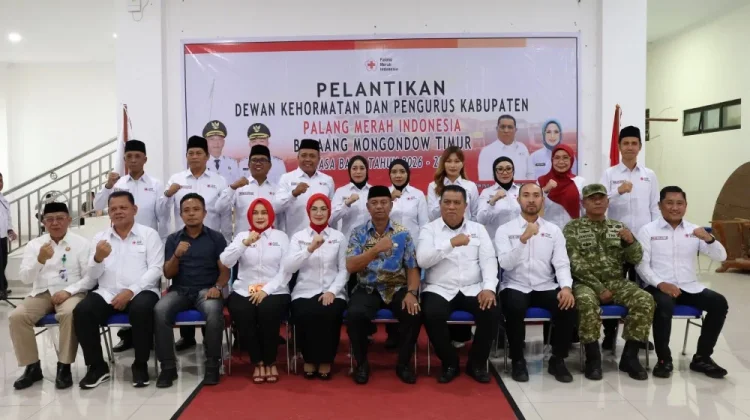 Pengurus PMI Boltim Masa Bhakti 2026–2031 Resmi Dilantik