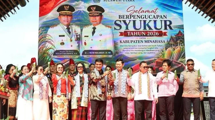 Gubernur dan Wakil Gubernur Sulut Hadiri Pengucapan Syukur di Tondano