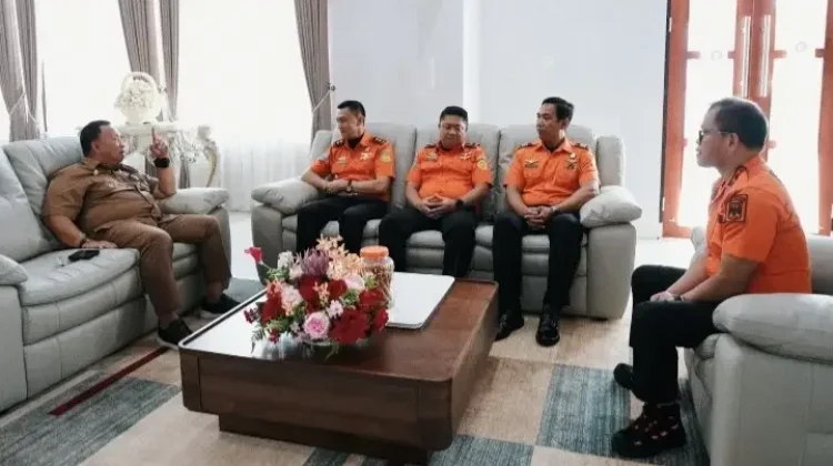 Bupati Robby Dondokambey Terima Kunker Basarnas Sulut