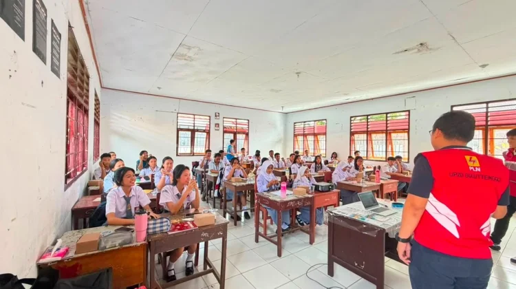 Tanamkan Budaya Keselamatan sejak Dini, PLN Edukasi Kepada Siswa SMAN 3 Manado