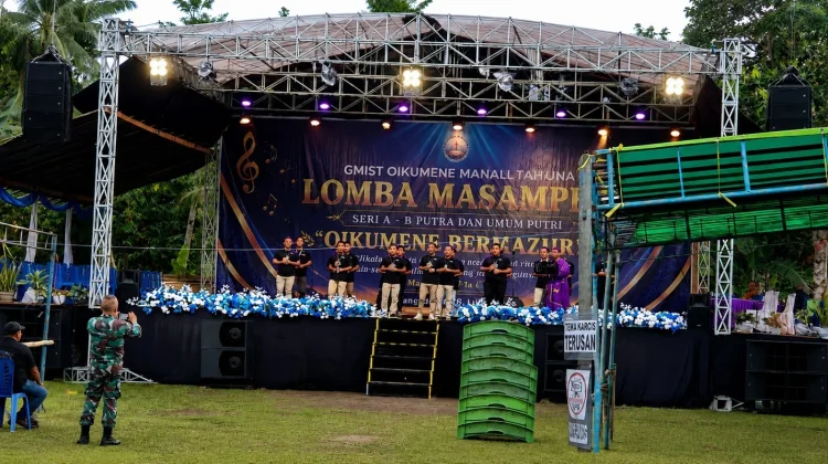 PLN Sukseskan Lomba Masamper "Oikumene Bermazmur" di Sangihe