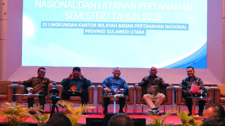 Kantah Tomohon Ikuti Rapat Evaluasi PSN dan Layanan Pertanahan
